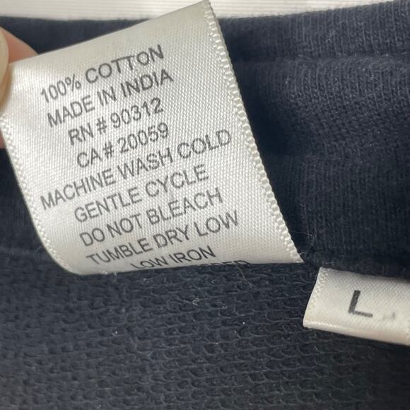 Parsley & Sage Sweatshirt Womens L Patchwork Mixed Print Wearable Art Full Zip - Picture 4 of 6